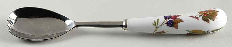 Evesham Gold Salad Serving Fork with Stainless Prongs by Royal Worcester-1