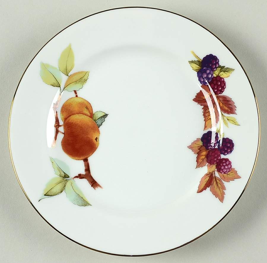 Evesham Gold Bread & Butter Plate by Royal Worcester-1