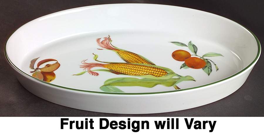 Evesham Vale 14" Oval Baker by Royal Worcester-1