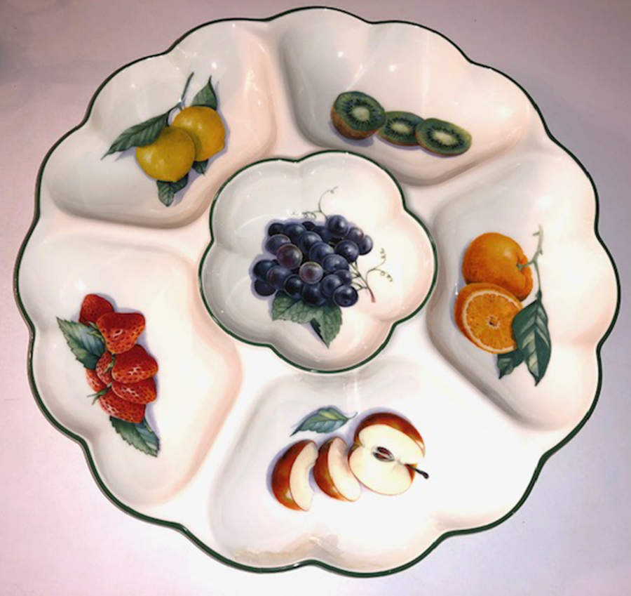 Evesham Vale 1 Piece Snack/Dip Crudite by Royal Worcester-1
