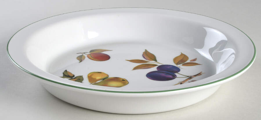 Evesham Vale Large Round Pie Baker by Royal Worcester-1