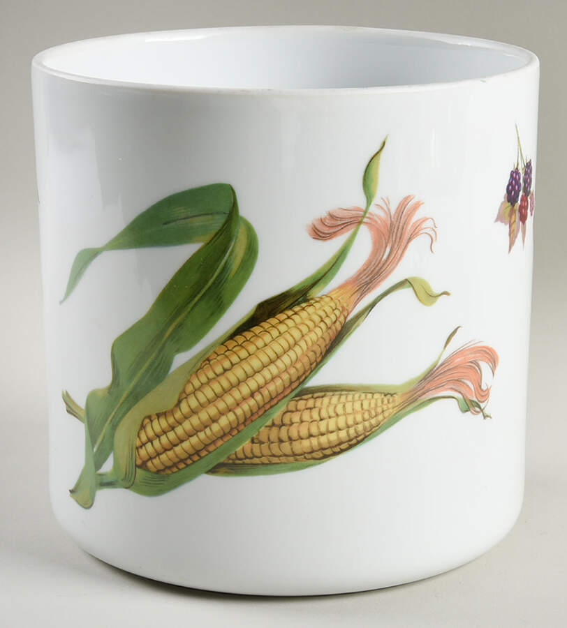 Evesham Vale Extra Large Canister No Lid by Royal Worcester-1