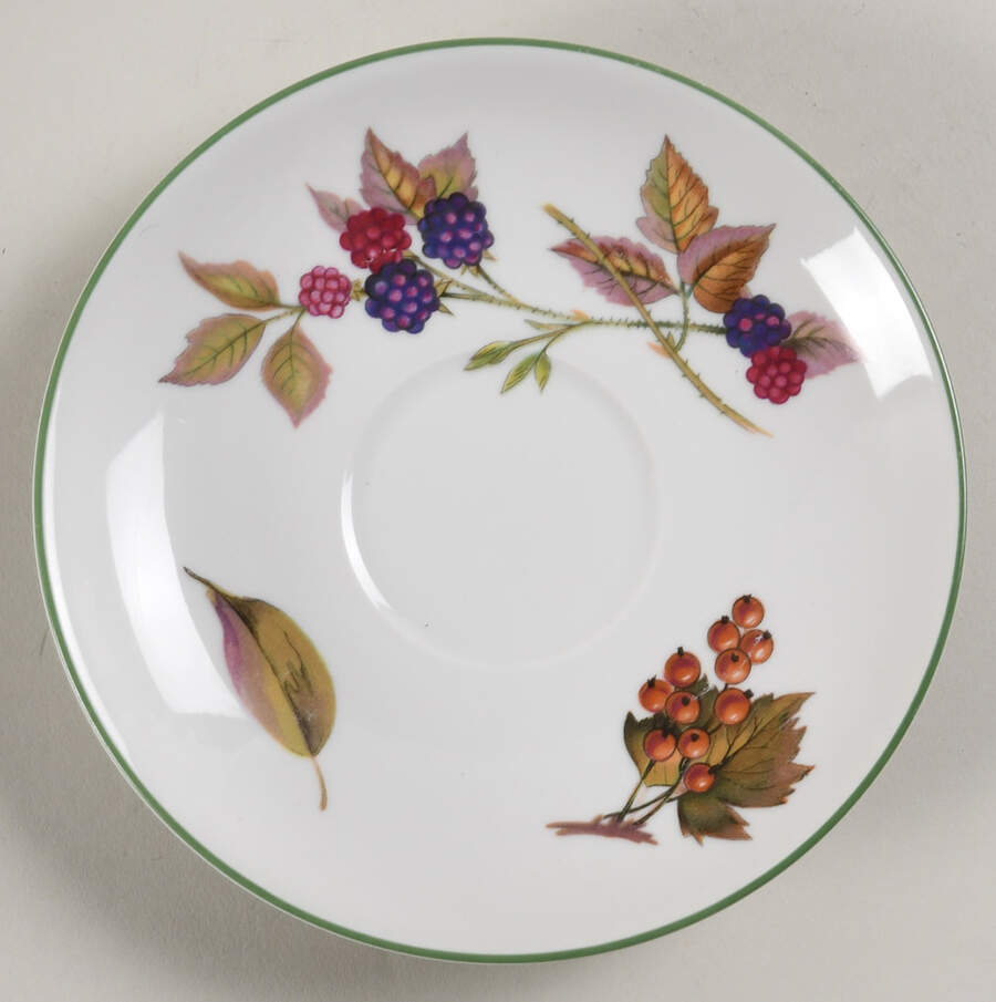 Evesham Vale Saucer for Flat Cup by Royal Worcester-1