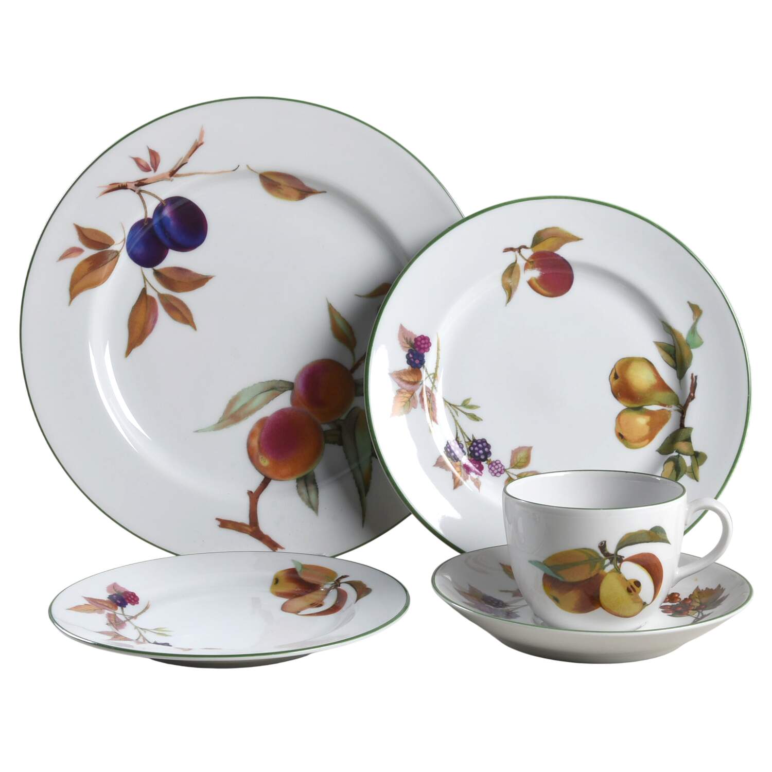 Evesham Vale 40  Piece Estate Set by Royal Worcester-1