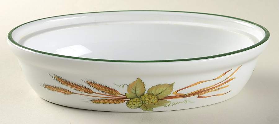 Evesham Vale 9" Oval Entree Dish No Lid by Royal Worcester-1