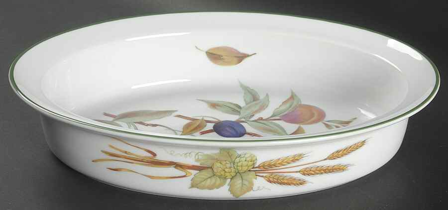 Evesham Vale 11" Oval Baker by Royal Worcester-1