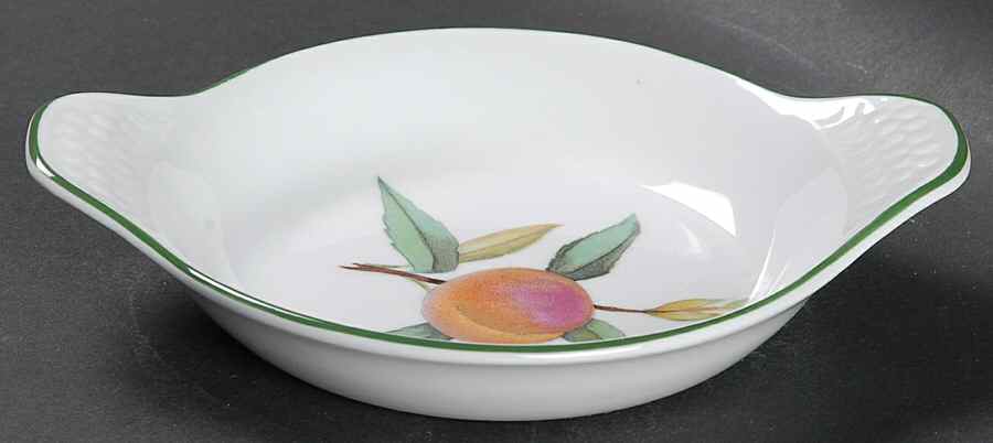 Evesham Vale 7" Eared Round Egg Dish by Royal Worcester-1