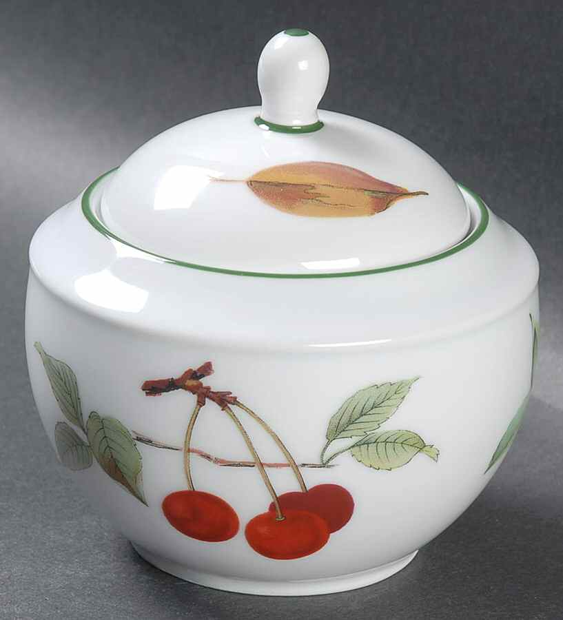 Evesham Vale Sugar Bowl & Lid by Royal Worcester-1
