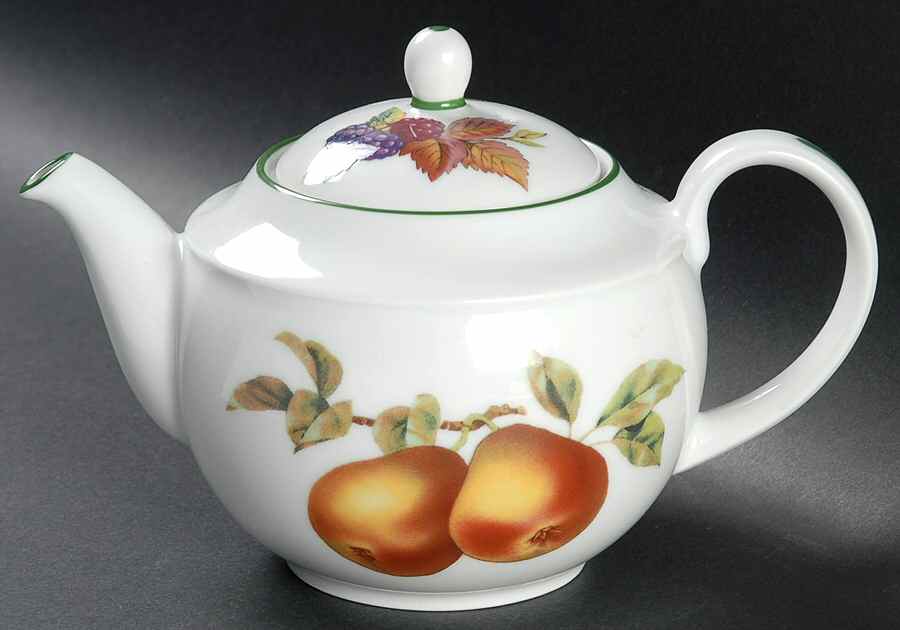 Evesham Vale Mini Teapot & Lid by Royal Worcester-1