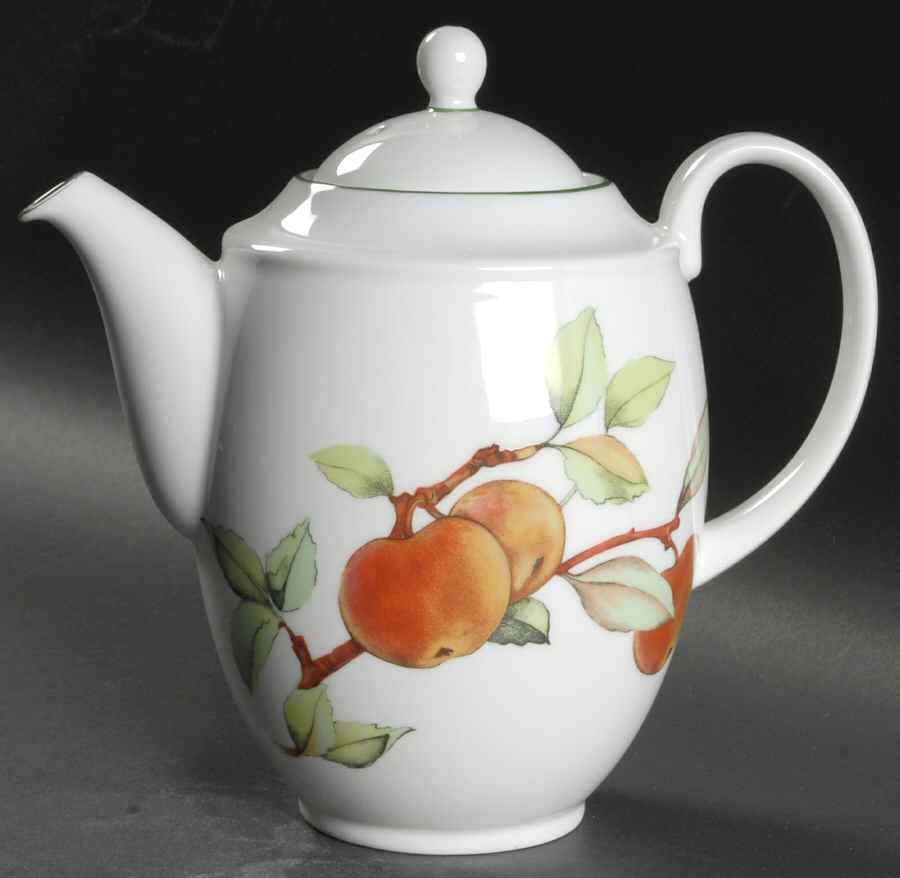 Evesham Vale Coffee Pot & Lid by Royal Worcester-1