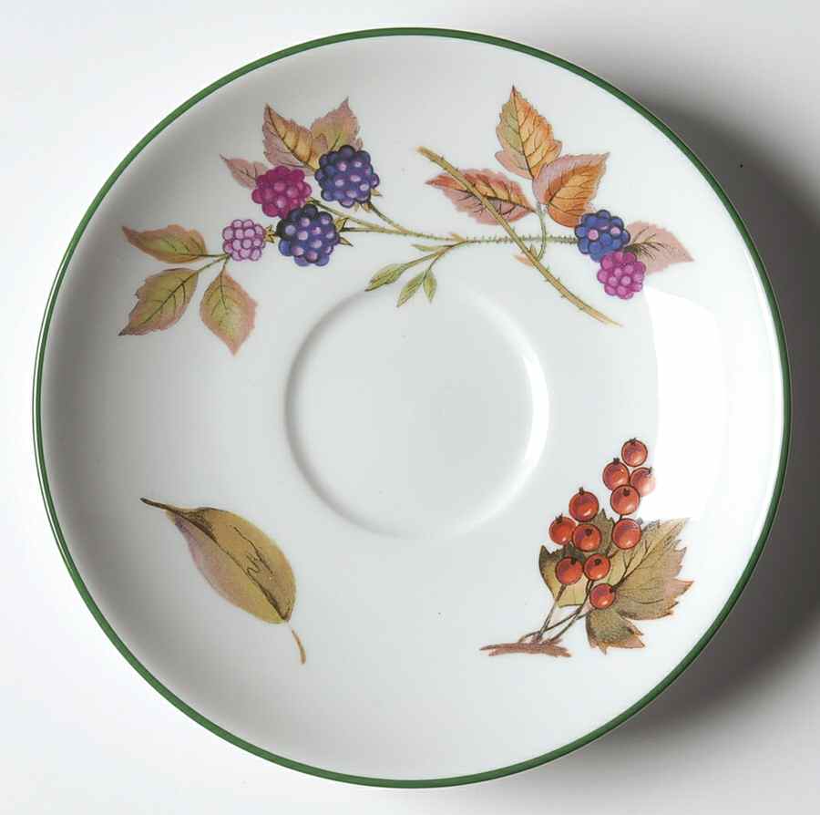 Evesham Vale Saucer for Flat Cup by Royal Worcester-1