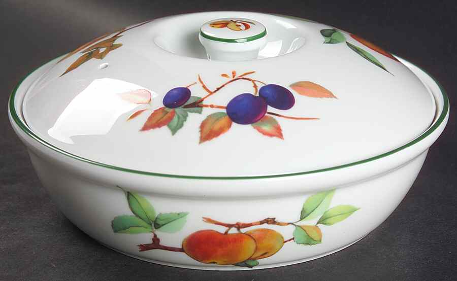 Evesham Vale 8" Round Entree Dish & Lid by Royal Worcester-1