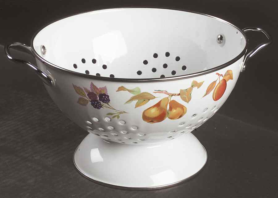 Evesham Vale Metal Colander by Royal Worcester-1