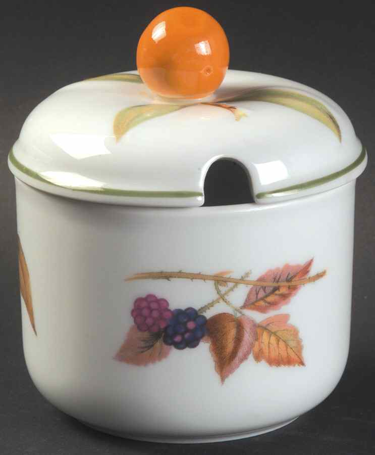 Evesham Vale Marmalade & Lid by Royal Worcester-1