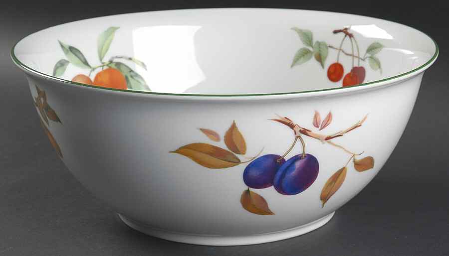 Evesham Vale 11" Large Salad Serving Bowl by Royal Worcester-1