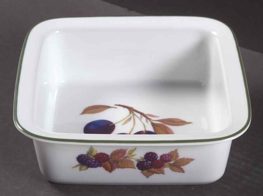 Evesham Vale 8" Square Baker by Royal Worcester-1