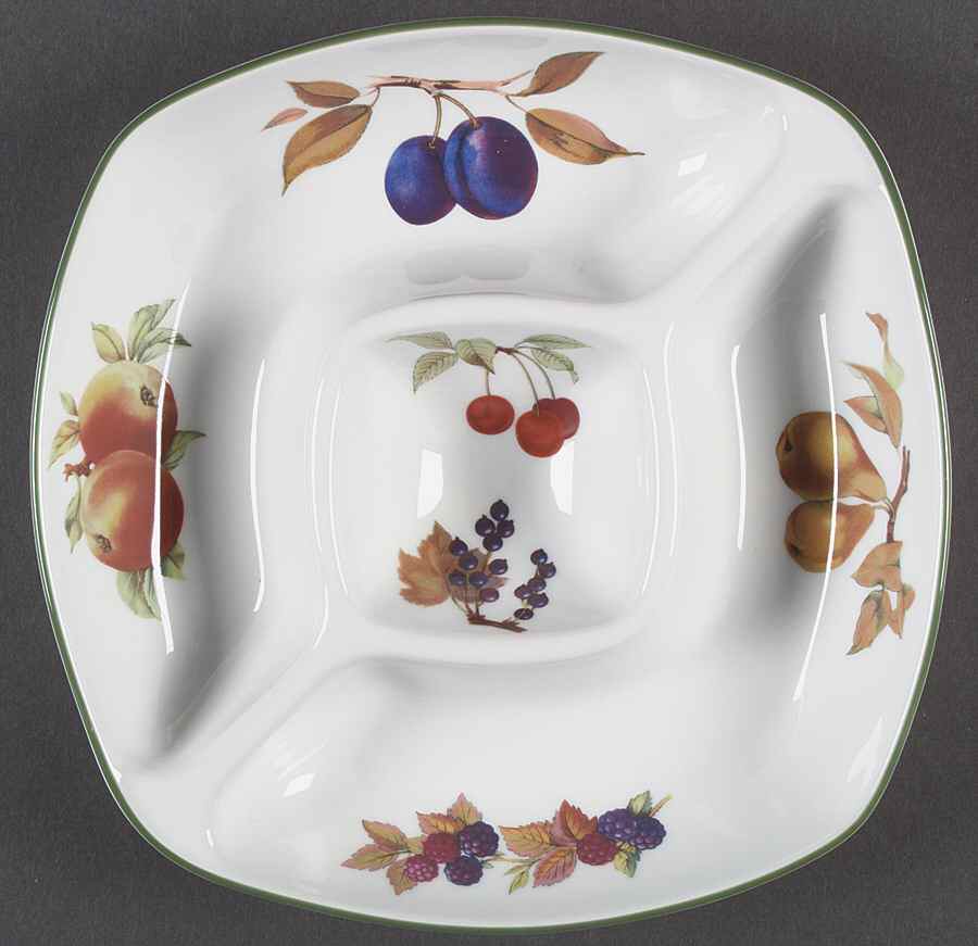 Evesham Vale 1-Piece Square Crudite by Royal Worcester-1