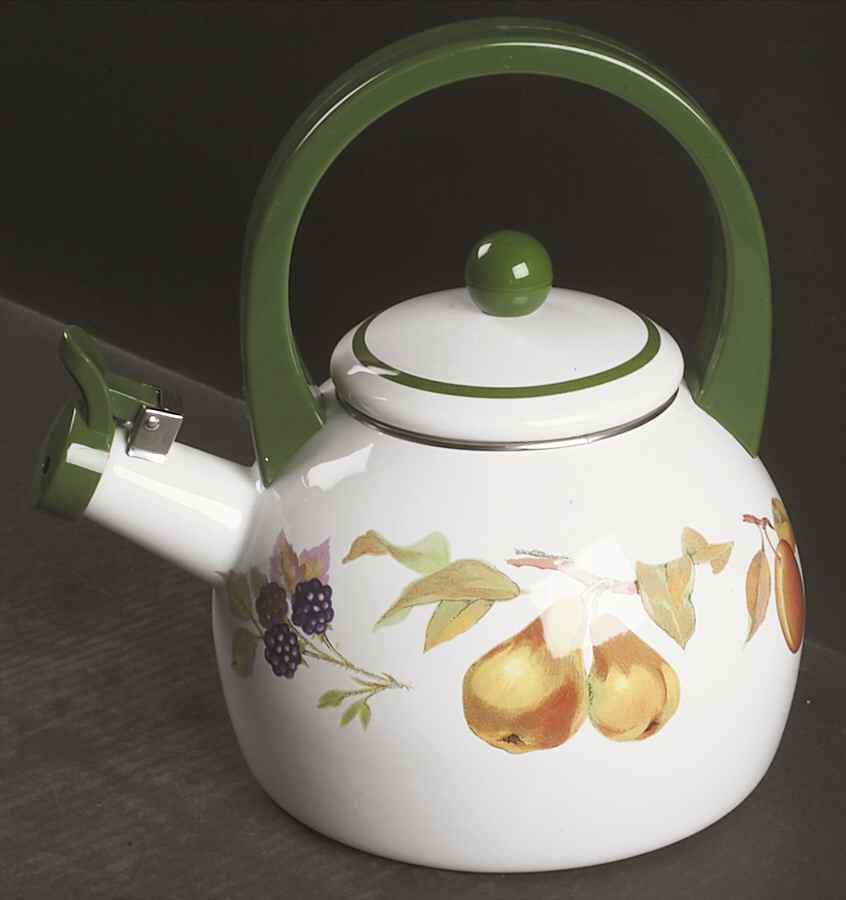 Evesham Vale Metal Kettle & Lid by Royal Worcester-1
