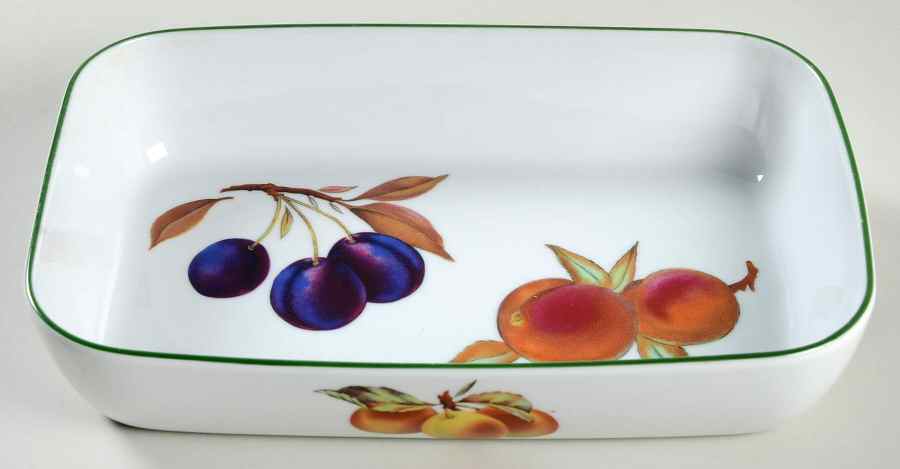 Evesham Vale 10" Rectangular Baker by Royal Worcester-1