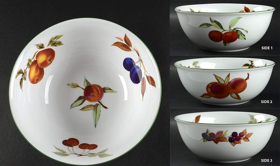 Evesham Vale 8" Salad Serving Bowl by Royal Worcester-1