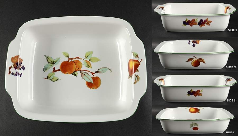 Evesham Vale 12" Lasagna by Royal Worcester-1