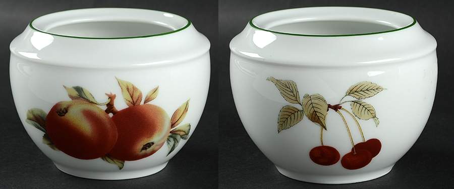 Evesham Vale Sugar Bowl No Lid by Royal Worcester-1