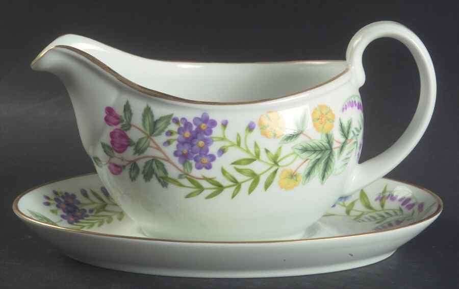 Fairfield Gravy Boat & Underplate by Royal Worcester-1
