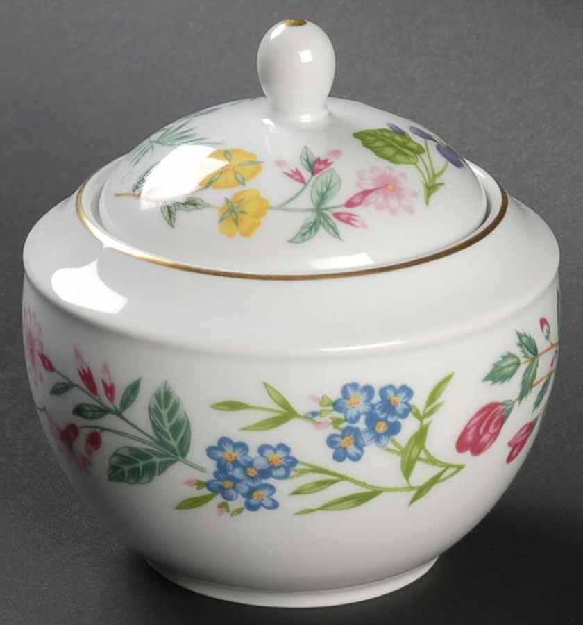 Fairfield Sugar Bowl & Lid by Royal Worcester-1