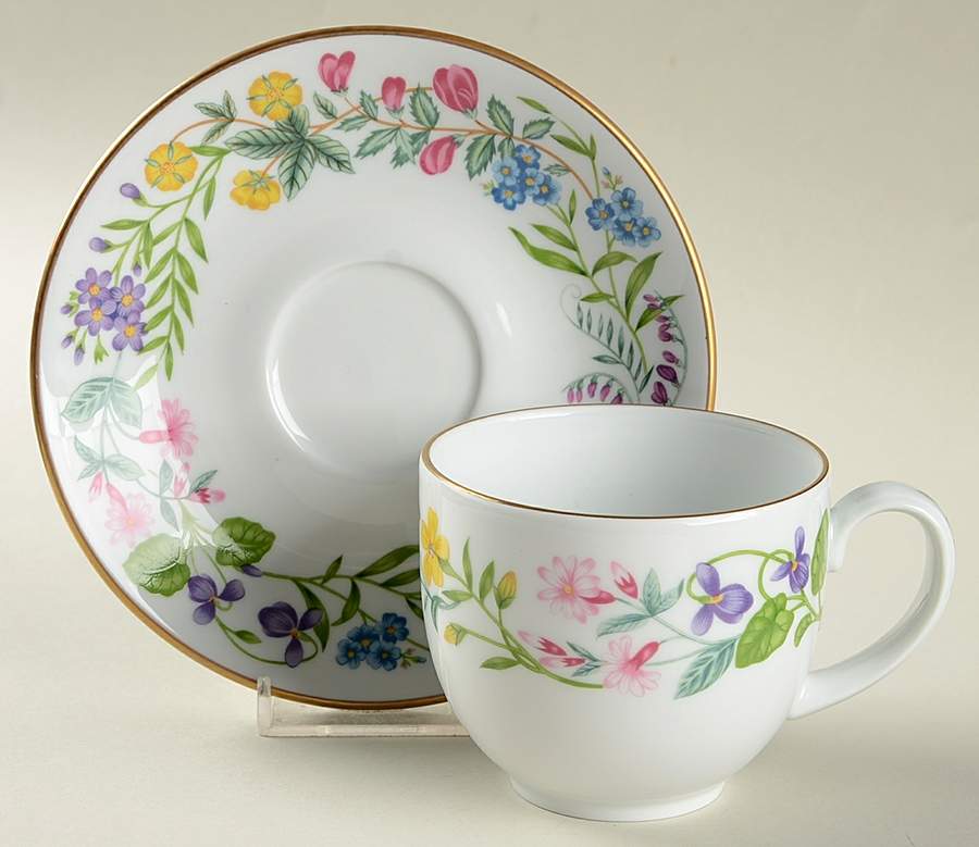 Fairfield Flat Cup & Saucer Set by Royal Worcester-1