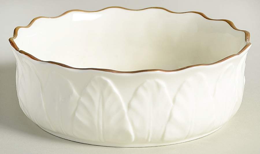 Fern Leaf Fruit/Dessert (Sauce) Bowl by Royal Worcester-1