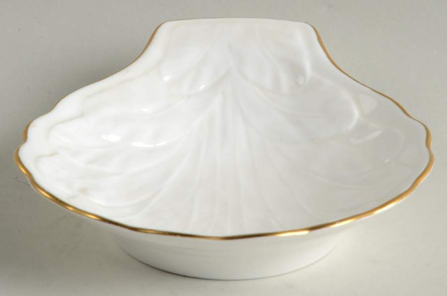 Fern Leaf Shell Shaped Dish by Royal Worcester-1