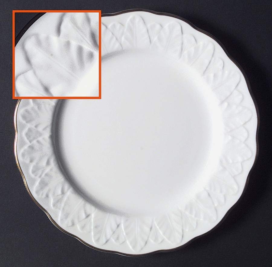 Fern Leaf Luncheon Plate by Royal Worcester-1