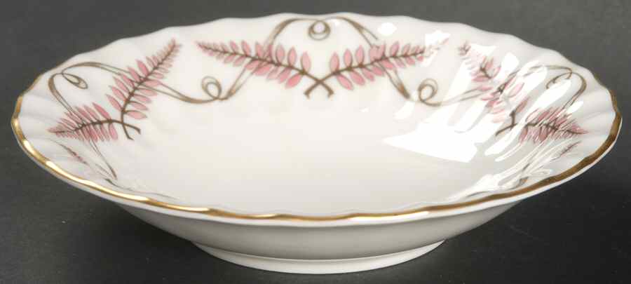 Ferncroft Pink Fruit/Dessert (Sauce) Bowl by Royal Worcester-1
