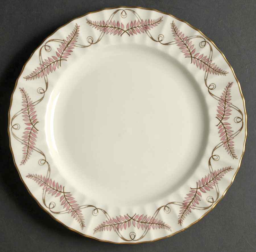 Ferncroft Pink Luncheon Plate by Royal Worcester-1