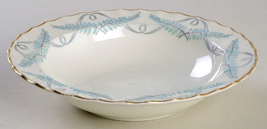 Ferncroft Turquoise Rim Cereal Bowl by Royal Worcester-1