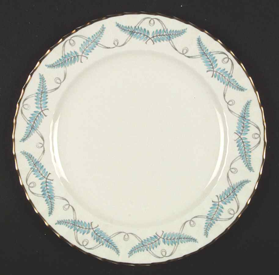 Ferncroft Turquoise Dinner Plate by Royal Worcester-1
