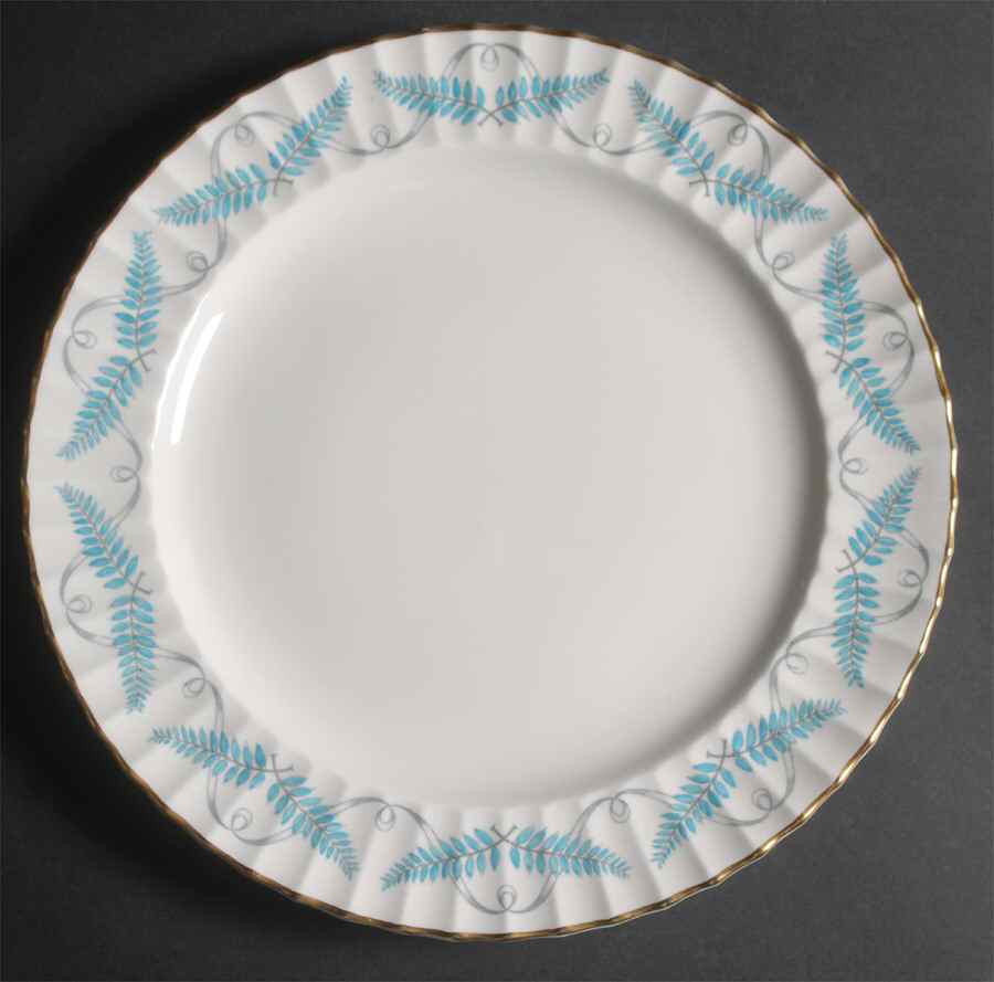 Ferncroft Turquoise 12" Chop Plate (Round Platter) by Royal Worcester-1