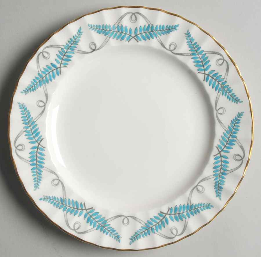 Ferncroft Turquoise Salad Plate by Royal Worcester-1