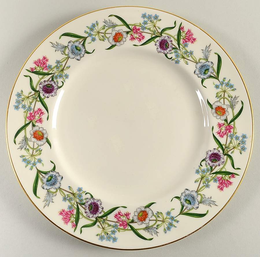 Fleurette Luncheon Plate by Royal Worcester-1