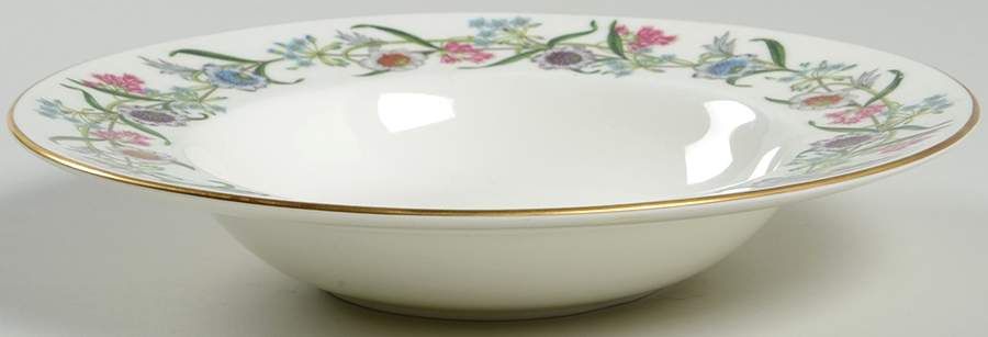 Fleurette Rim Soup Bowl by Royal Worcester-1