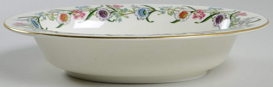 Fleurette 10" Oval Vegetable Bowl by Royal Worcester-1