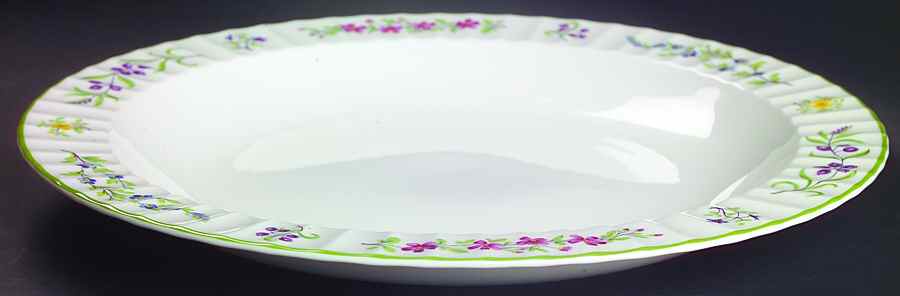 Fleuri Large Deep Dish by Royal Worcester-1