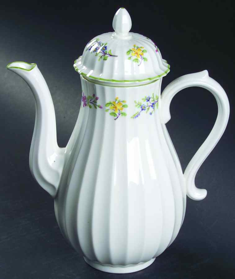 Fleuri Coffee Pot & Lid by Royal Worcester-1