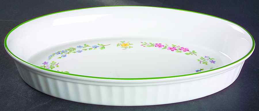 Fleuri 10" Oval Baker by Royal Worcester-1