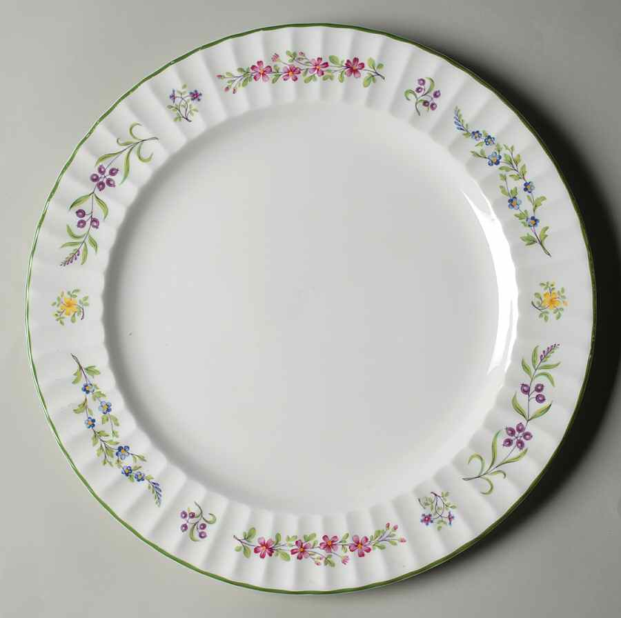 Fleuri 12" Chop Plate (Round Platter) by Royal Worcester-1