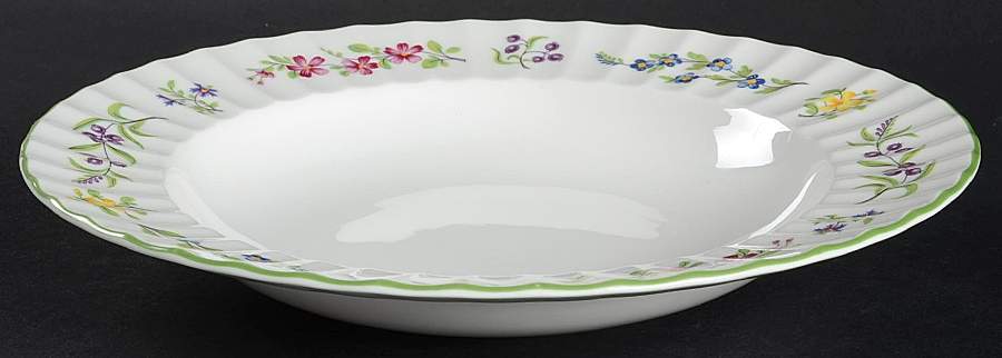 Fleuri Large Rim Soup Bowl by Royal Worcester-1