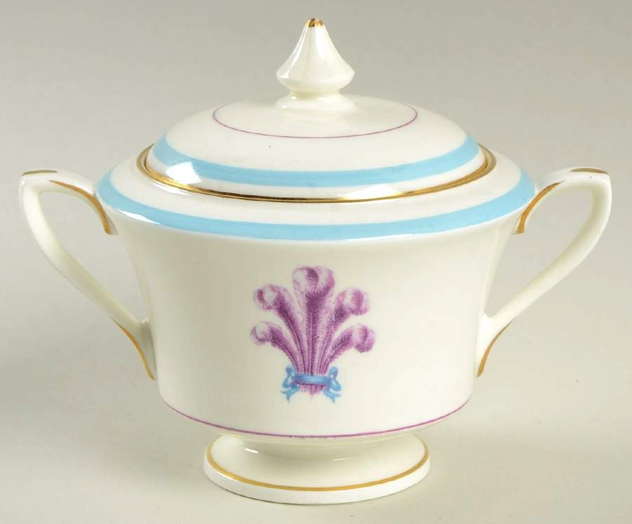 Florizel Sugar Bowl & Lid by Royal Worcester-1