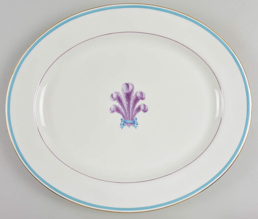 Florizel 15" Oval Serving Platter by Royal Worcester-1