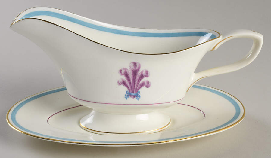 Florizel Gravy Boat & Underplate by Royal Worcester-1