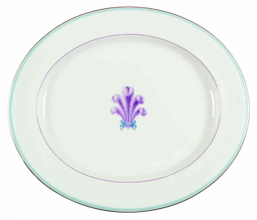Florizel 17" Oval Serving Platter by Royal Worcester-1